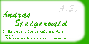 andras steigerwald business card